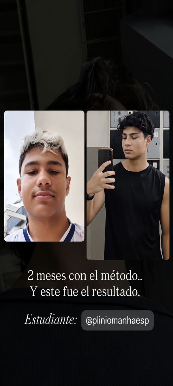 Antes y Después Alumno GLOWM7